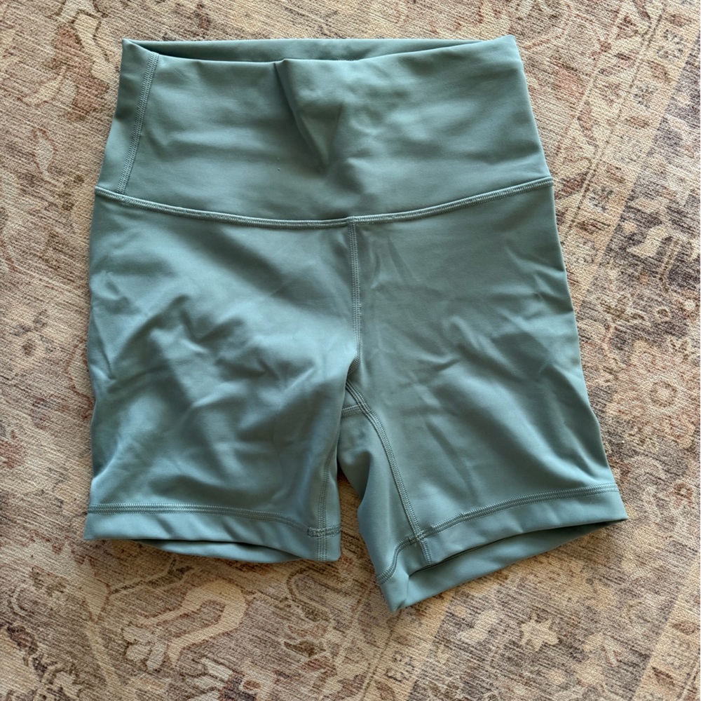 Lululemon Active Shorts in Sage Green